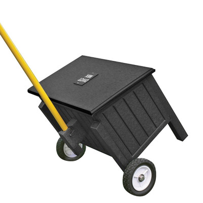 DIVOT MIX CONTAINER ON WHEELS Black